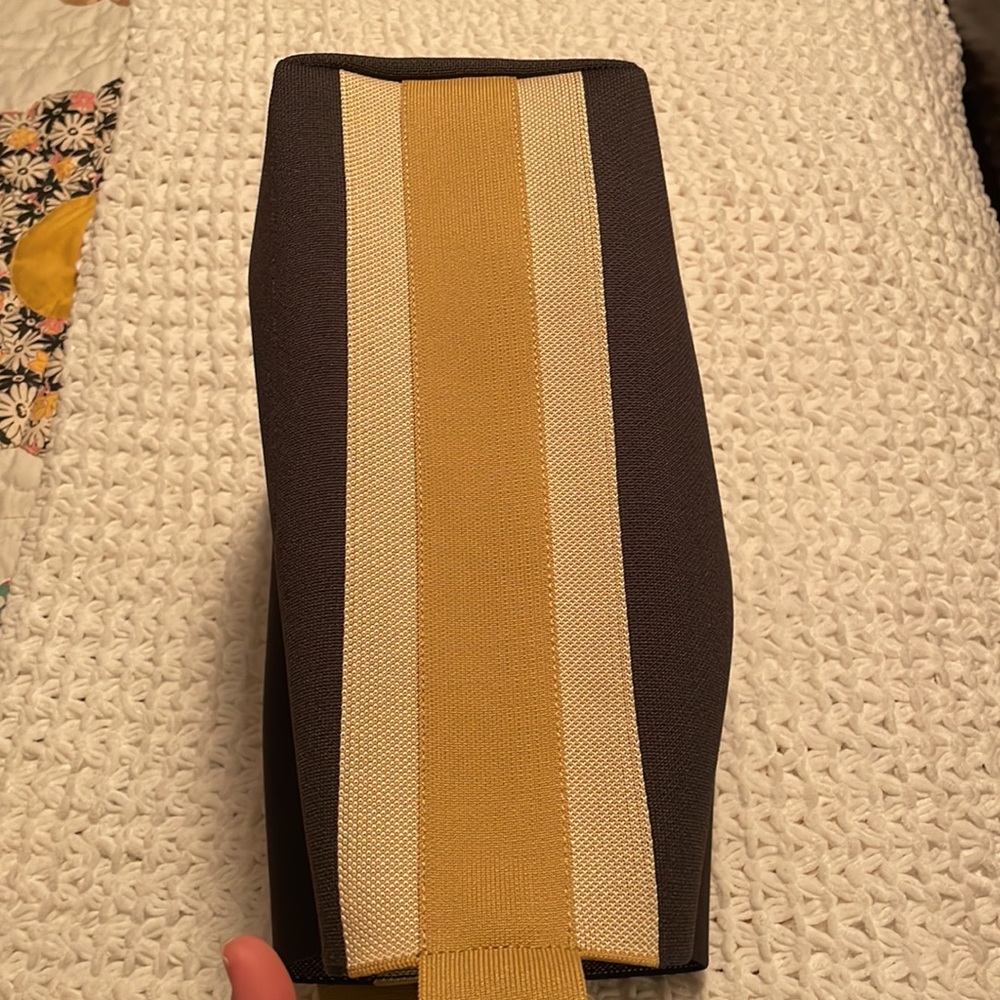 Rothy's Navy Tote with Yellow Strap - Picture 4 of 13